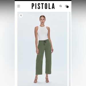 Pistola Olive Wide Leg Pants